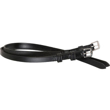 Load image into Gallery viewer, M. Toulouse MTL Black Leather Spur Strap W/Stainless Steel Buckles
