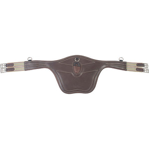 M. Toulouse Platinum Padded Leather Belly Guard Jumper Girth