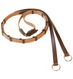 Reins - Web Reins With 9 Leather Stops And Rings